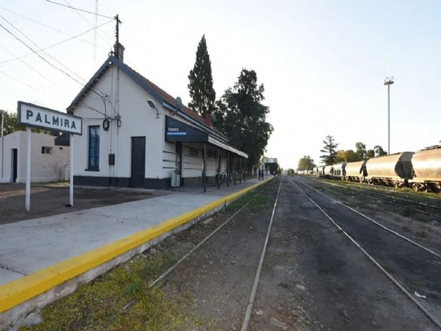 Estación Ferrocarril Palmira San Martin Mendoza Argentina