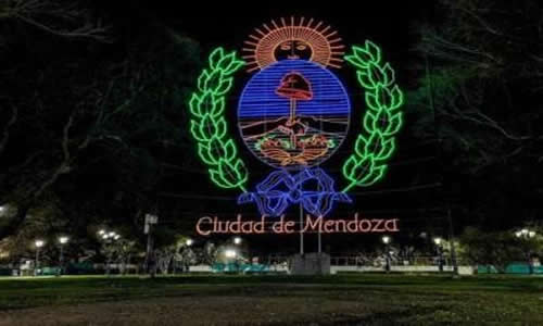 Escudo de Mendoza Plaza Independencia Capital Mendoza Argentina