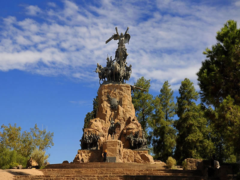 Monumento al Ejército de los Andes, Cerro de la Gloria, Capital. Mendoza, Argentina.