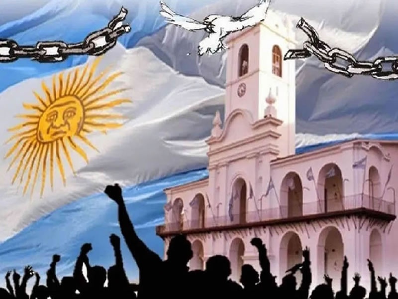 Revolución de Mayo de 1810. Mendoza, Argentina.