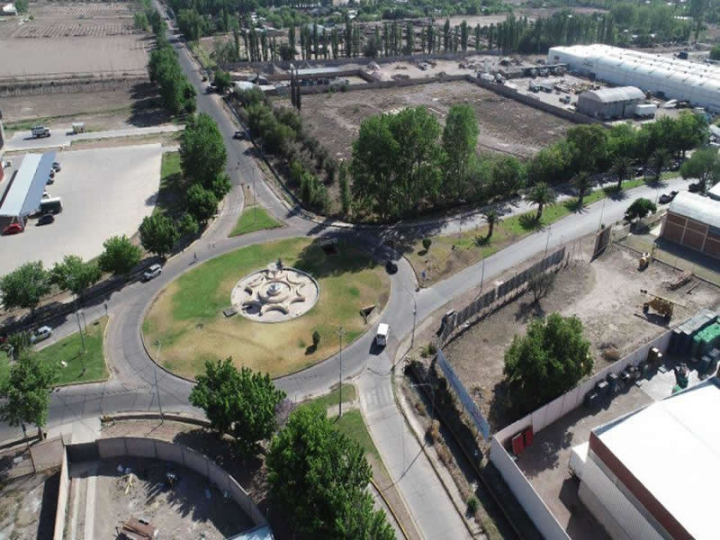 Rotonda de la Copa, San Rafael. Mendoza, Argentina.