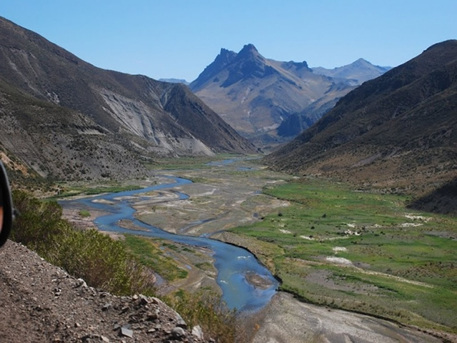 Rio Barrancas Malargue Mendoza Argentina