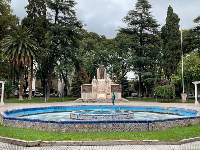 Plaza Italia Ciudad de Mendoza Argentina