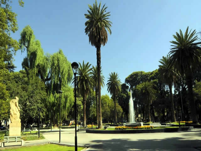 Plaza Chile Ciudad de Mendoza Argentina