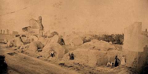 Ruinas del Templo de San Agustín, Mendoza. Restos arqueológicos de la iglesia destruida por el terremoto de 1861 y Monumento Histórico Nacional. Decreto Nacional 107512.