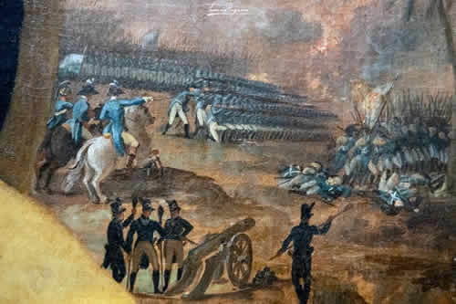 Manuel Belgrano y la Bandera blanca y celeste