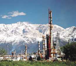 Refinería Luján de Cuyo en Mendoza Argentina